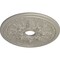 Ekena Millwork Rose and Ribbon Ceiling Medallion (Fits Canopies up to 4"), 23 5/8"OD x 4"ID x 1 1/2"P, Pearl White CM23ROPWS - alternate 3